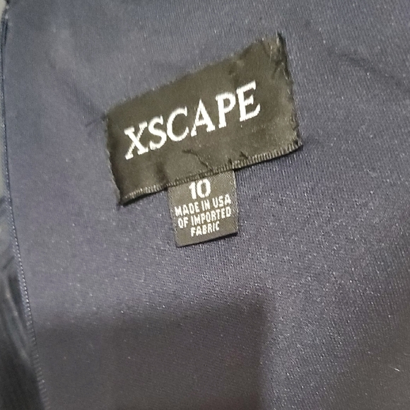 Chic One-Shoulder Navy Dress - Picture 10 of 15